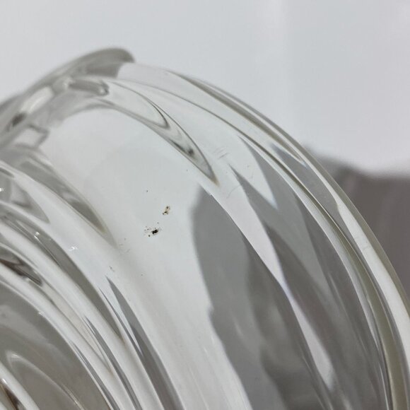 Vintage Walther Glass Shell Dessert Serving Plate Set, Mikasa Nautica Frost - Picture 5 of 12